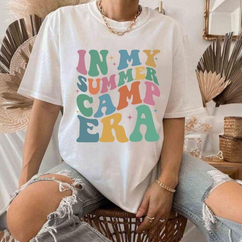 Summer Camp Era Scout Camping Vacation Graphic Unisex T-Shirt